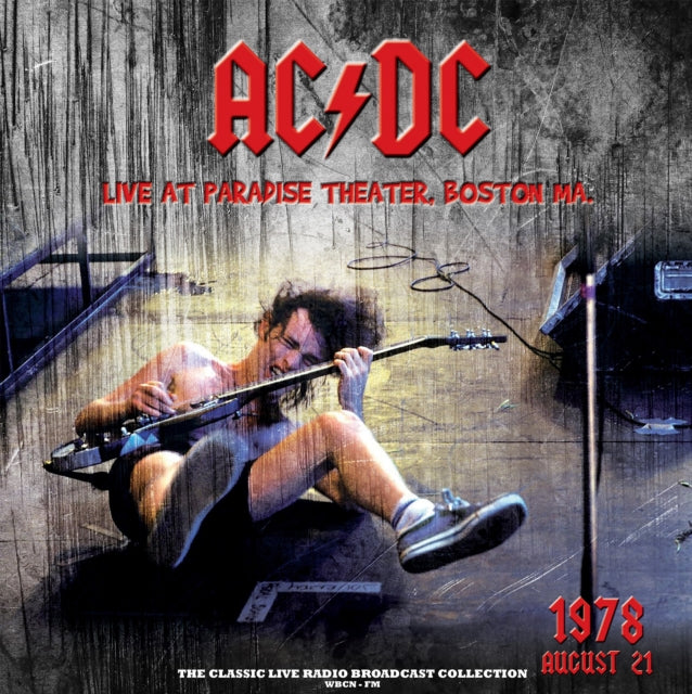 AC/DC - Live at Paradise Theater, Boston, 1978 (Limited Edition Hand Numbered on 180g Red & White Splatter Vinyl)