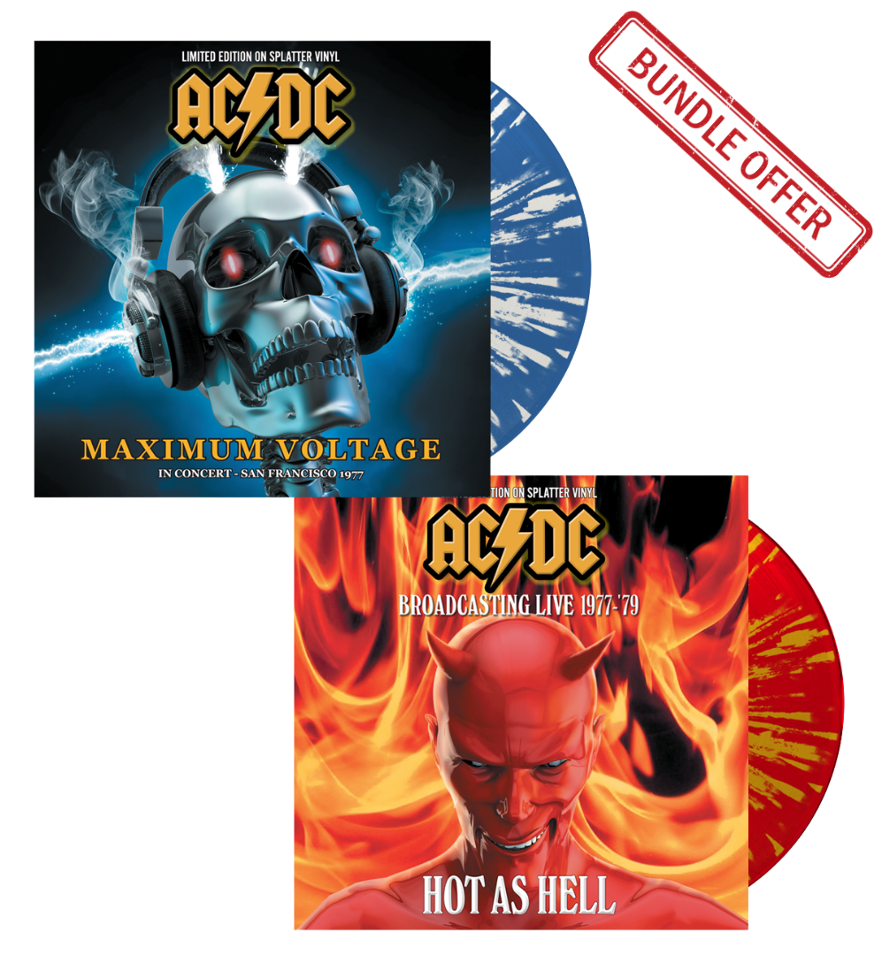 AC/DC - The Bon Scott Era (2-LP Limited Edition Bundle on Splatter Vinyl)