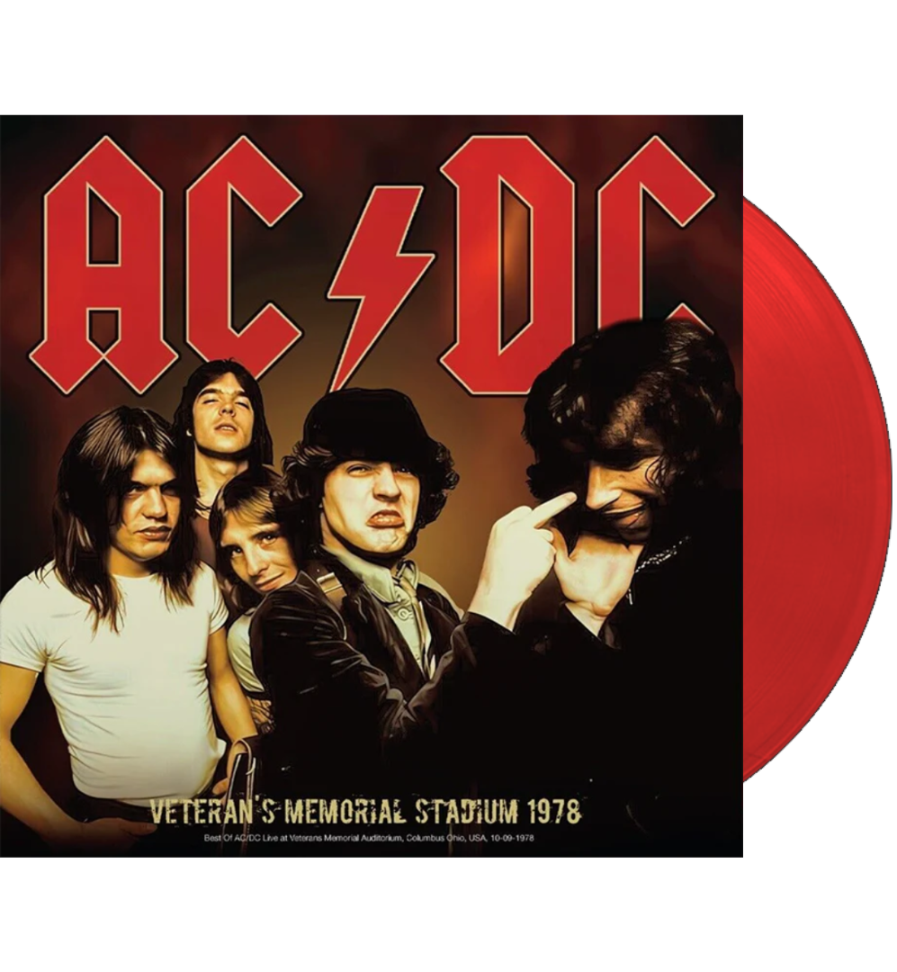 AC/DC – Veteran's Memorial Stadium 1978 (180g Red Vinyl