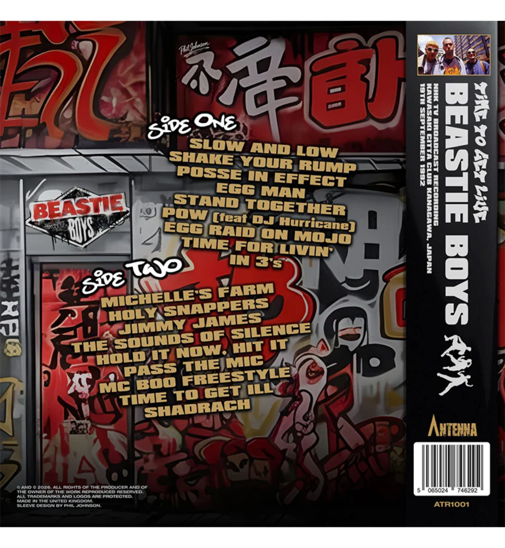 Beastie Boys – Time to Get Live: Japan 1992 (12-Inch Album on Red Vinyl)