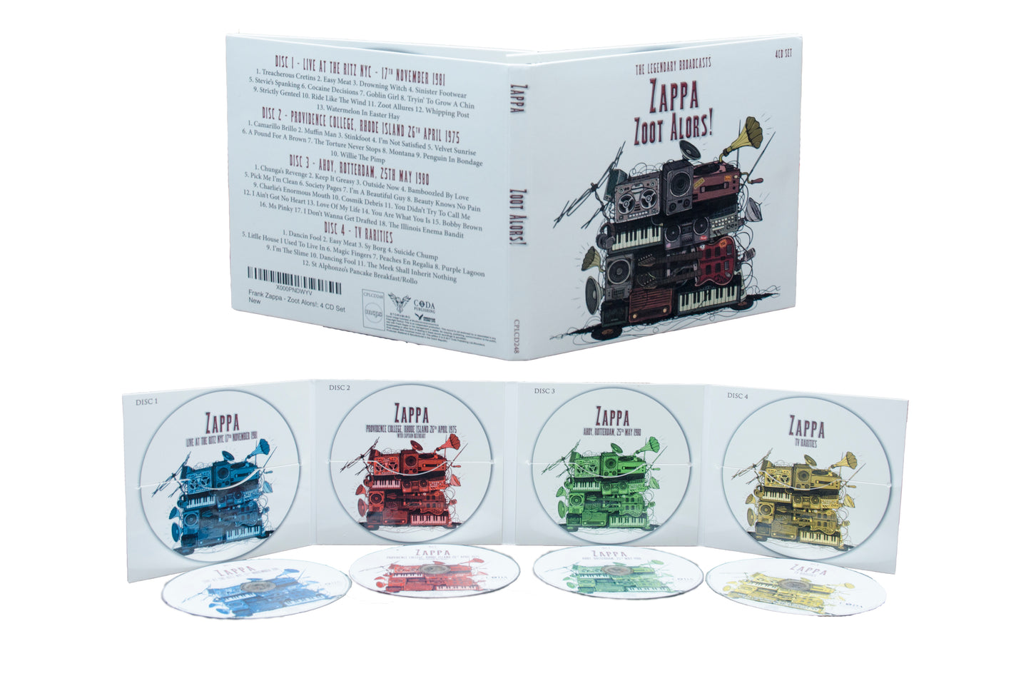 Frank Zappa – Zoot Alors! The Legendary Broadcasts (4-CD Set)