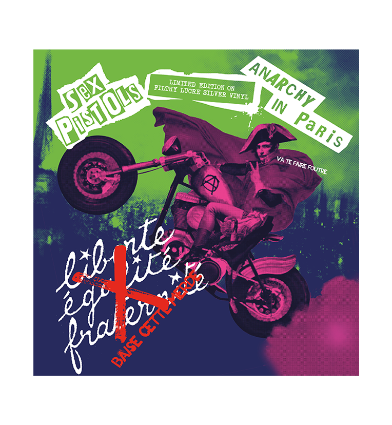 Sex Pistols - Anarchy In Paris (Limited Edition on Filthy Lucre Silver Vinyl)