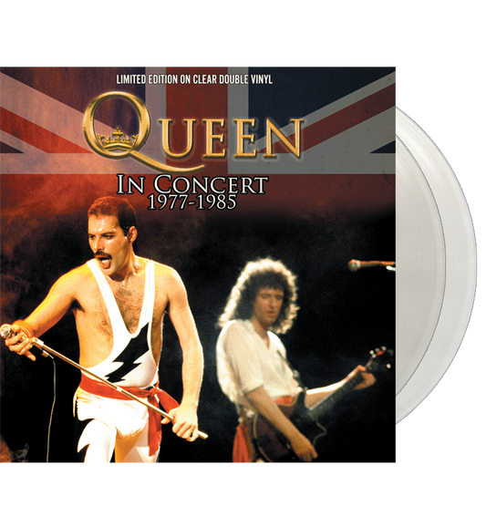 Queen – In Concert 1977–1985 (Limited Edition Hand Numbered Double Album on Clear Vinyl)