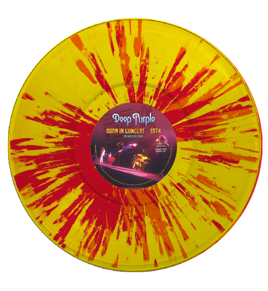 Deep Purple - Burn In Concert - 1974 (Limited Edition Hand Numbered on Abstract Flame Coloured Vinyl)