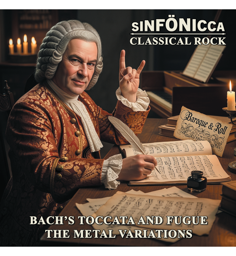 Sinfönicca - Bach’s Toccata and Fugue – The Metal Variations (Limited Edition on Clear Vinyl)