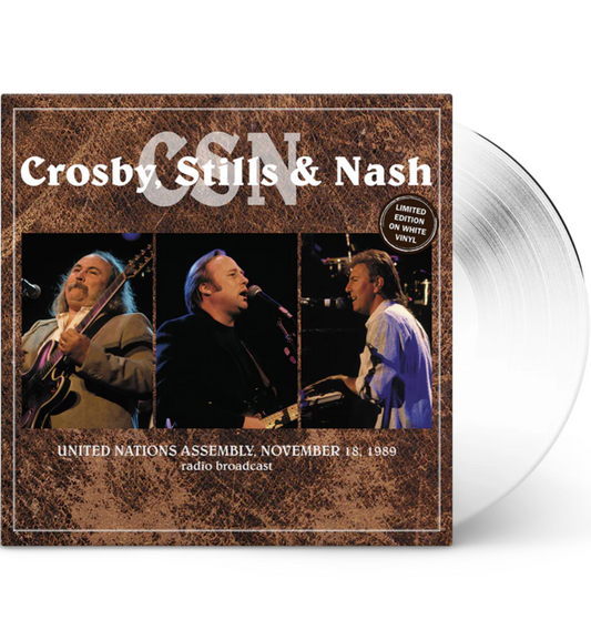 Crosby, Stills & Nash – United Nations Assembly, 1989 (Limited Edition on White Vinyl)
