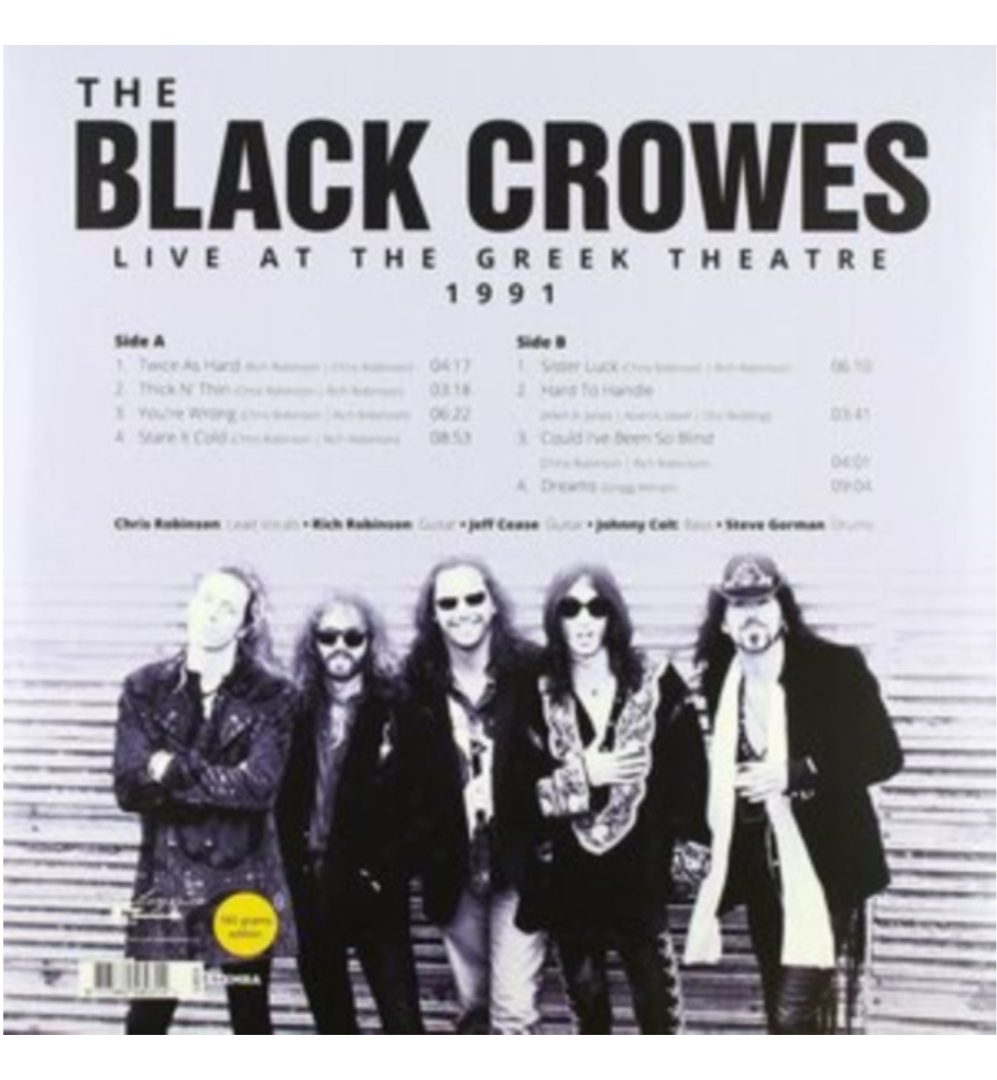 The Black Crowes - Live at the Greek Theatre 1991 (180g Vinyl)