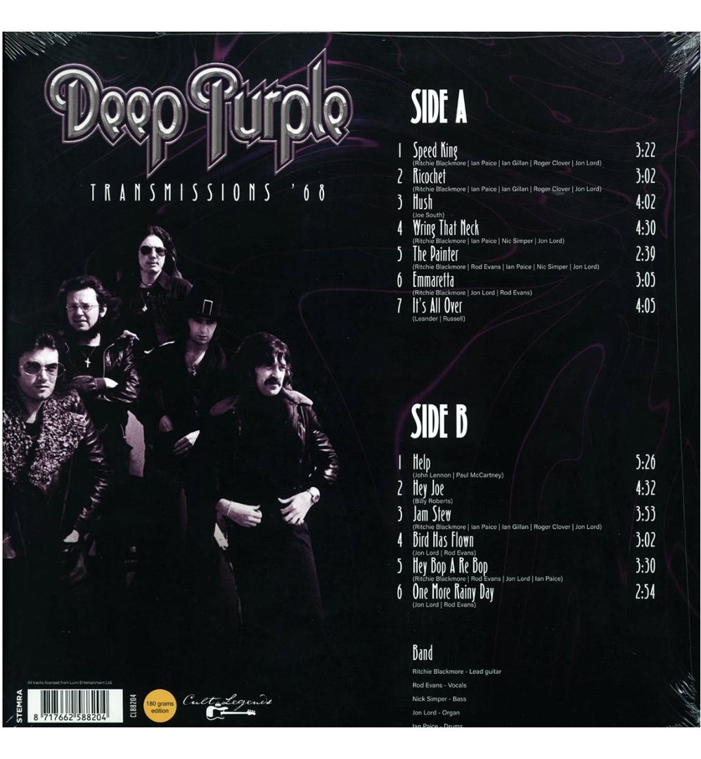 Deep Purple - Transmissions ‘68 (12-Inch Album on 180g Vinyl)
