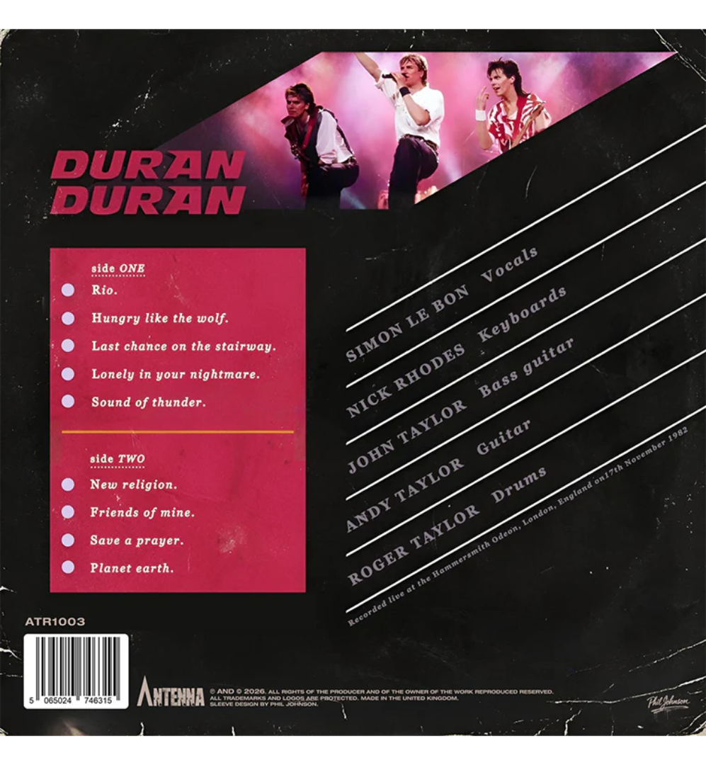 Duran Duran – Live Religion: Hammersmith Odeon, 1982 (Limited Edition on Red Vinyl)