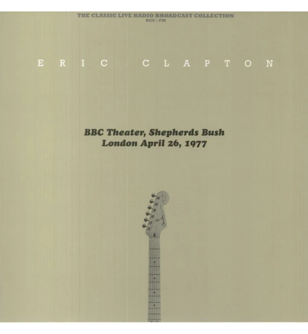 Eric Clapton - BBC Theater, Shepherds Bush, London 1977 (Limited Edition Hand Numbered on 180g Translucent Blue & White Splatter Vinyl)