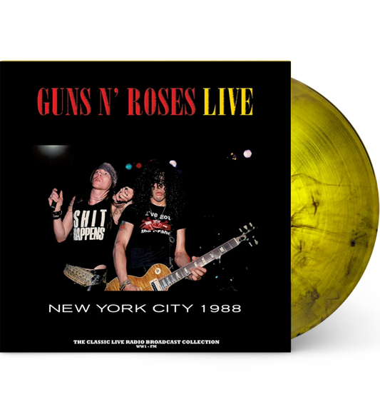 Guns N’ Roses - Live in New York City 1988 (180g Yellow Marble Vinyl)