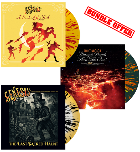 Genesis - Triple Album Set #1 - Trick Of The Tail In Concert - On Abstract Colour Vinyl