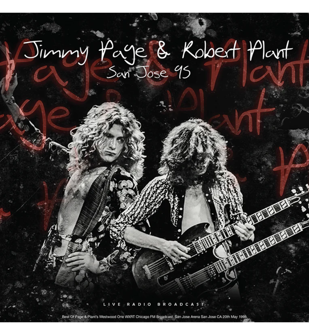 Jimmy Page & Robert Plant – San Jose ’95 (Limited Edition Double Album on 180g Grey Vinyl)