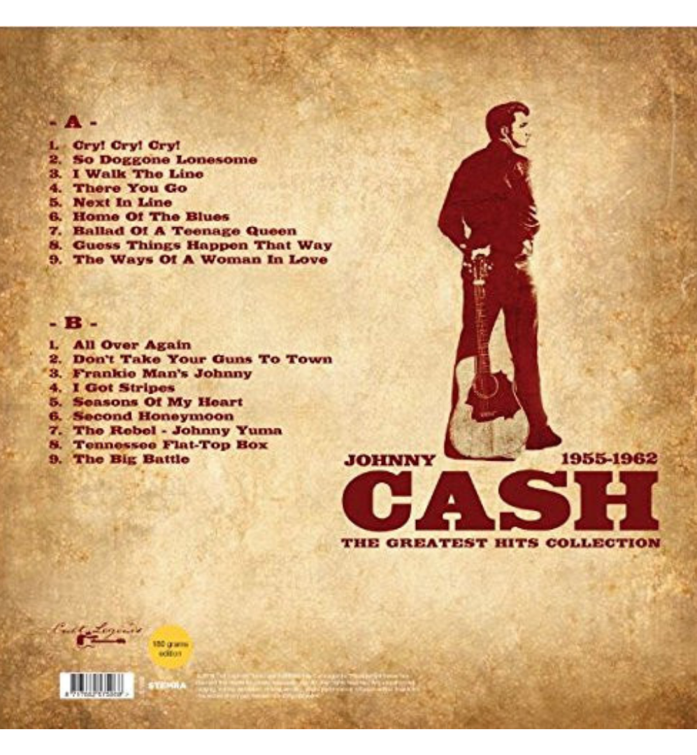 Johnny Cash – The Greatest Hits Collection 1955–1962 (12-Inch Album on 180g Vinyl)