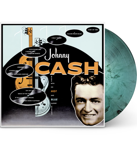Johnny Cash - With His Hot and Blue Guitar! (Limited Edition Hand Numbered on 180g Turquoise Marble Vinyl)