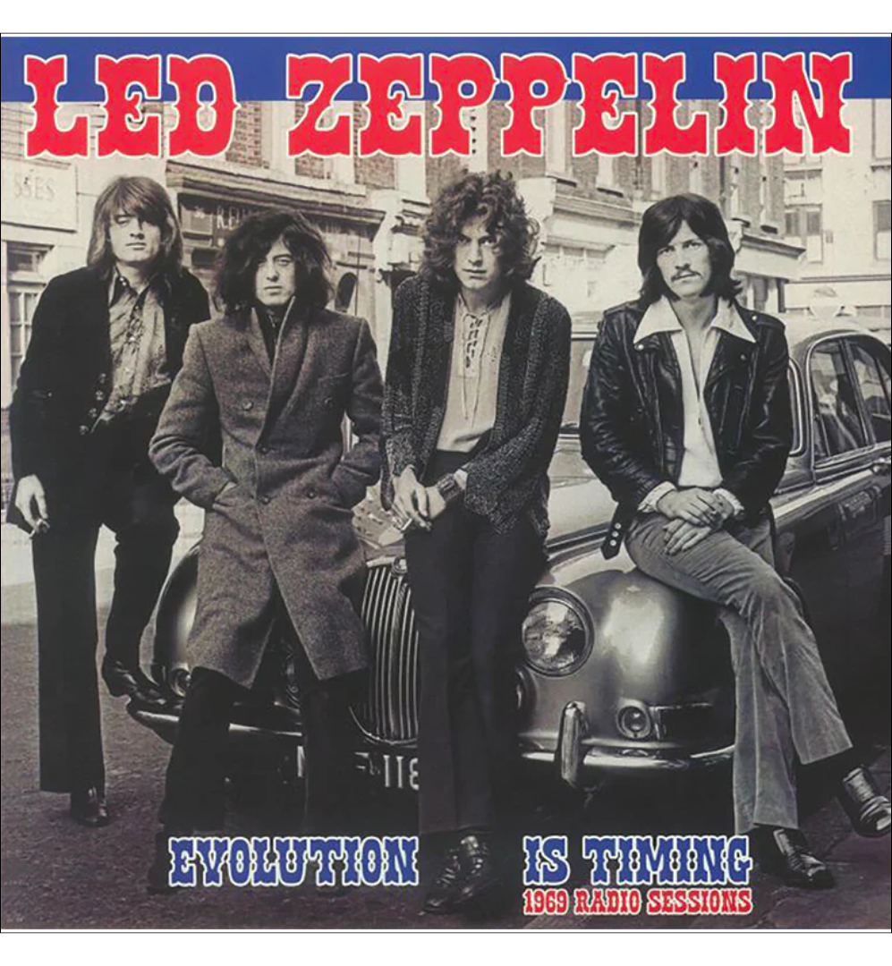 Led Zeppelin – Evolution Is Timing: 1969 Radio Sessions (Limited Edition Double Album on Blue Vinyl)