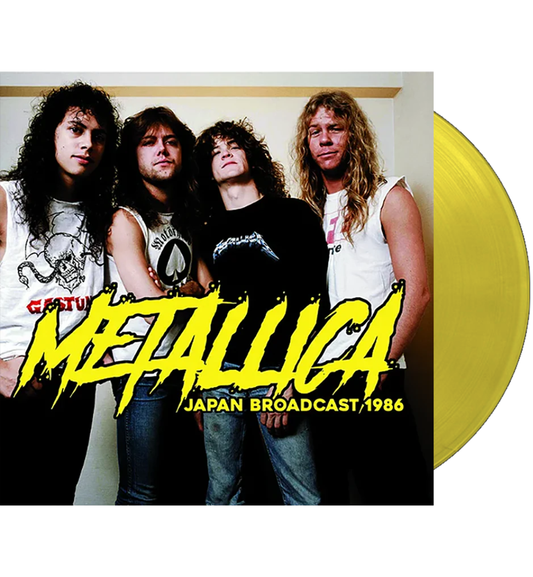 Metallica – Japan Broadcast 1986 (Limited Edition Double Album on Yellow Vinyl)