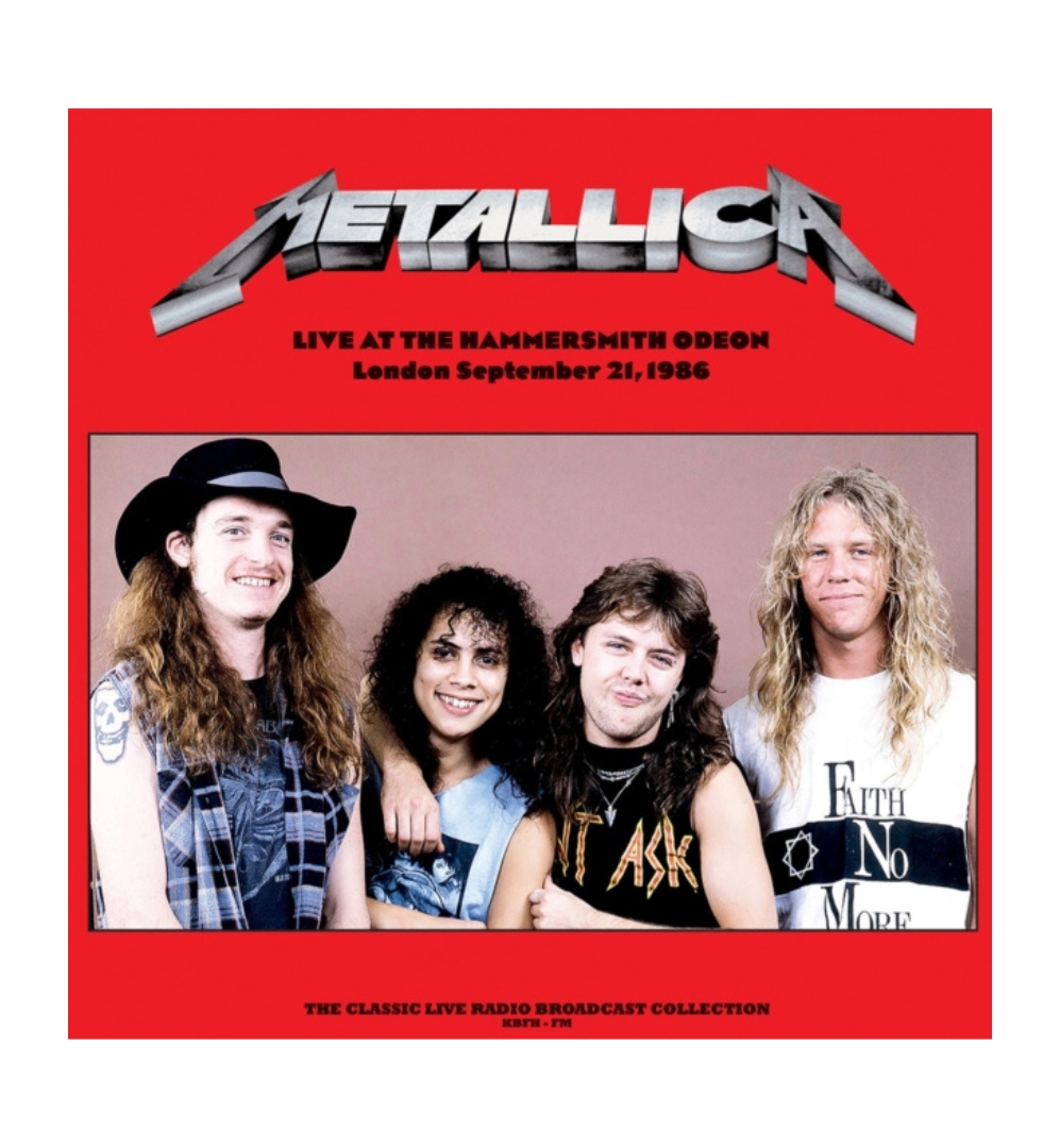 Metallica - Live at the Hammersmith Odeon, London, September 21st 1986 (Limited Edition Hand Numbered on 180g Clear & Red Splatter Vinyl)