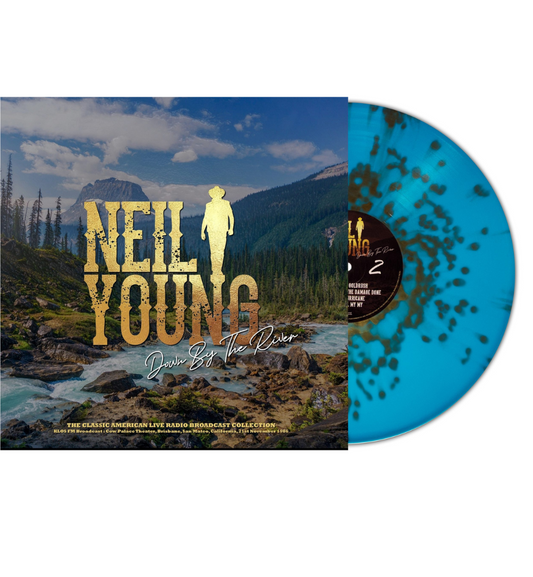 Neil Young - Down by the River - Cow Palace Theater 1986 (Limited Edition Hand Numbered on 180g Turquoise & Gold Splatter Vinyl)