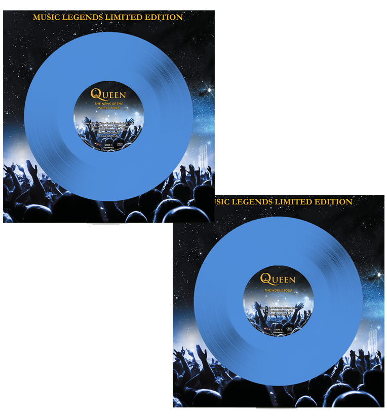 Queen - News Of The World & Other Works (Limited Edition Numbered 2 Album Set On Blue Vinyl)