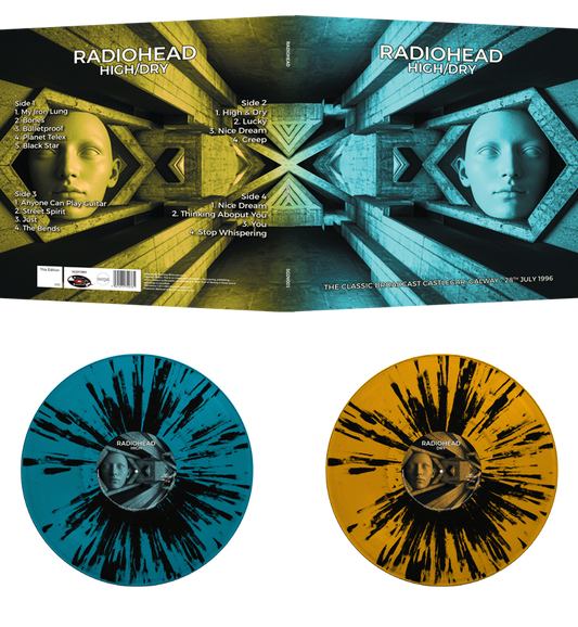 Radiohead - High/Dry (Limited Edition Hand Numbered Double Album on Splatter Vinyl)