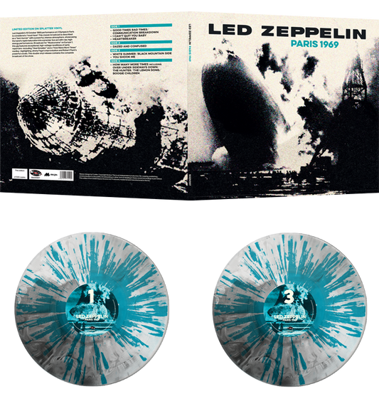 Led Zeppelin - Paris 1969 (Limited Edition Hand Numbered Double Album on Splatter Vinyl)