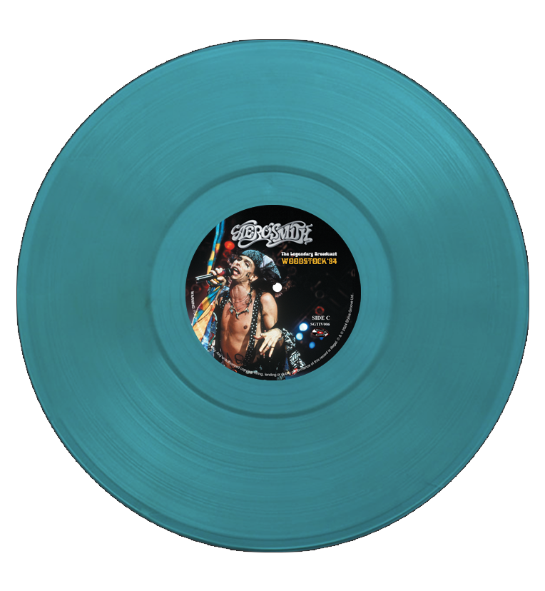 Aerosmith - Woodstock '94 (Hand Numbered 10-Inch Double Album on Pacific Blue Vinyl)