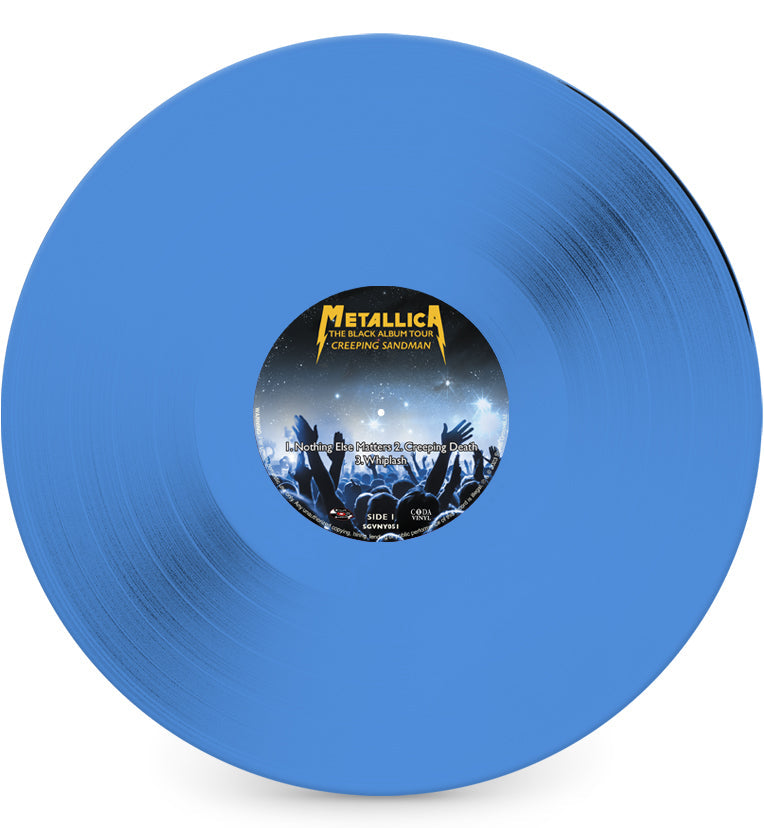 Metallica - The Black Album Tour (Limited Edition Number 003 of only 100 - Double Album Set On Blue Vinyl)