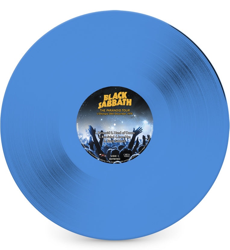 Black Sabbath - The Paranoid & Sabotage Tours (Limited Edition Numbered 2 Album Set On Blue Vinyl)
