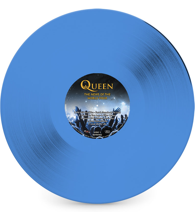 Queen - News Of The World & Other Works (Limited Edition Numbered 2 Album Set On Blue Vinyl)