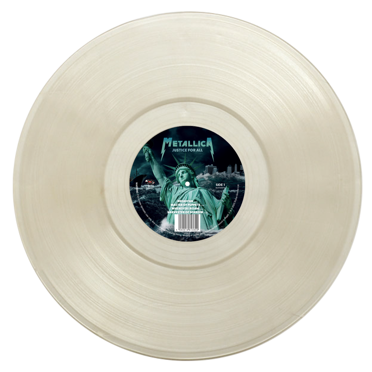 Metallica - Masters of Puppets (Limited Edition Numbers 1-10 Triple Album Box Set on Clear Vinyl)