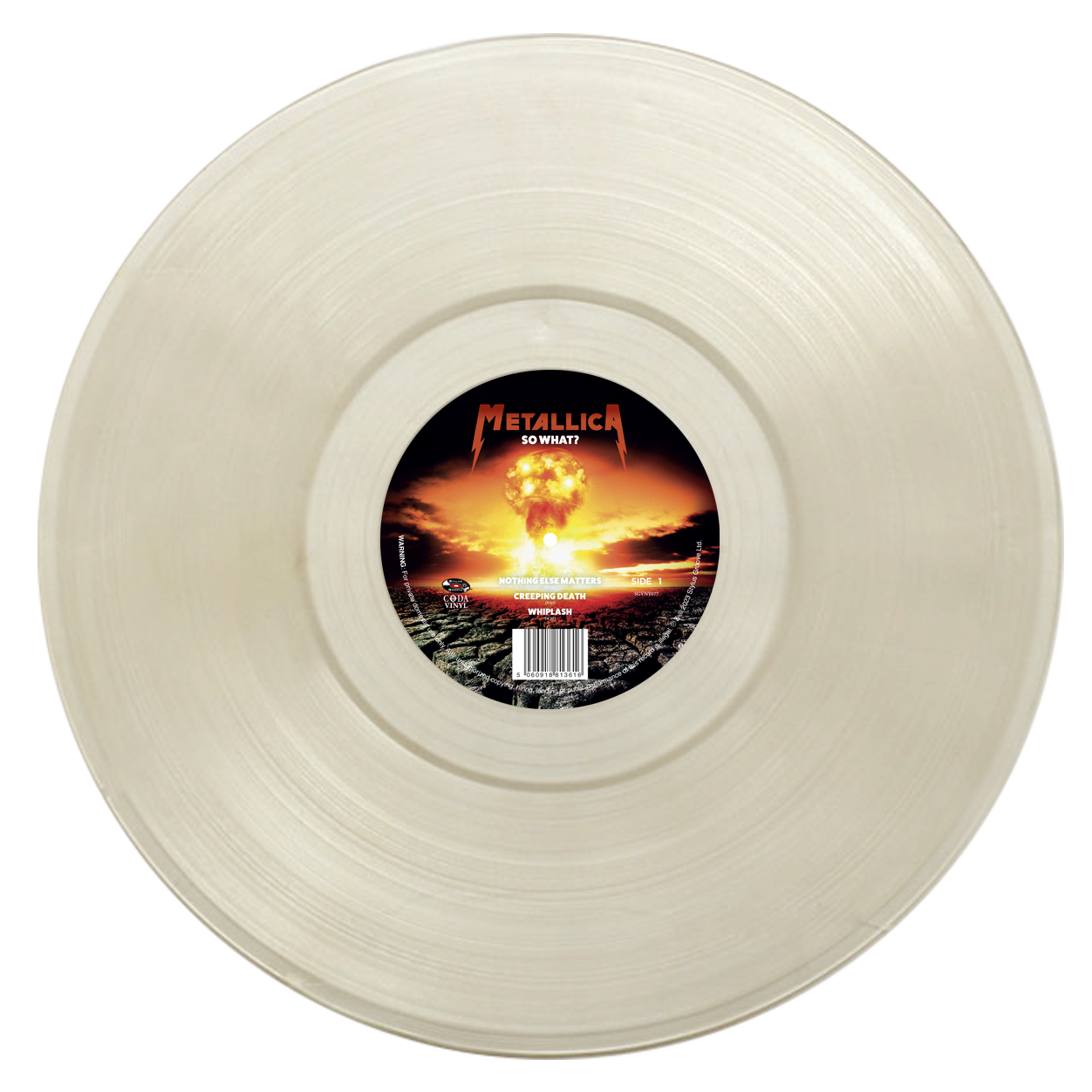 Metallica - Masters of Puppets (Limited Edition Numbered Triple Album Box Set on Clear Vinyl)