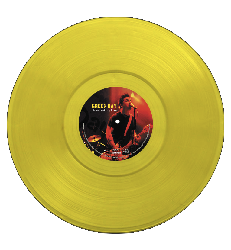 Green Day - Broadcasting Live - Woodstock '94 (Limited Edition Numbered 12-Inch Album on Yellow Vinyl) Numbers 001 - 010