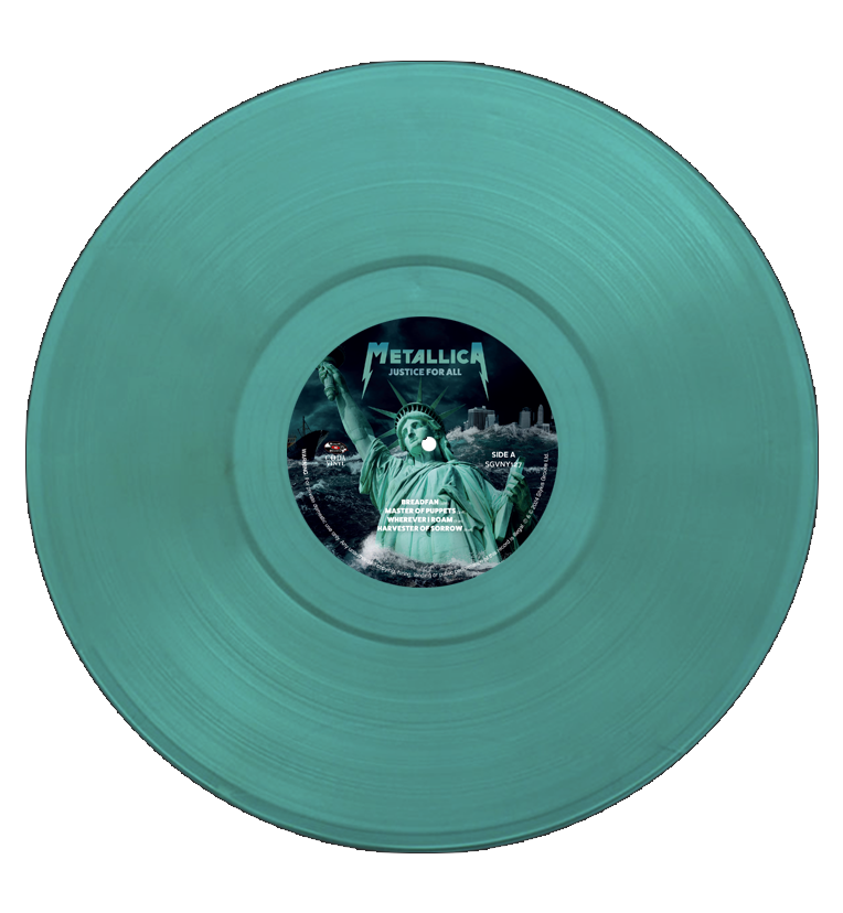 Metallica - Justice for All (Limited Edition Numbered 12-Inch Album on Aqua Vinyl)