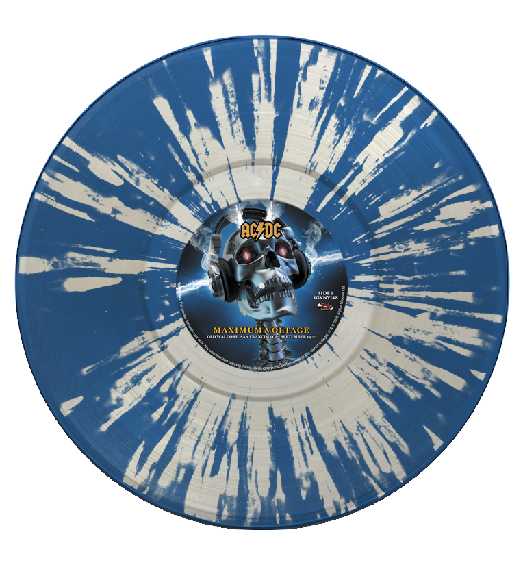 AC/DC – Maximum Voltage in Concert: San Francisco 1977 (Limited Edition Hand Numbered on Splatter Vinyl) Numbers 001 - 010