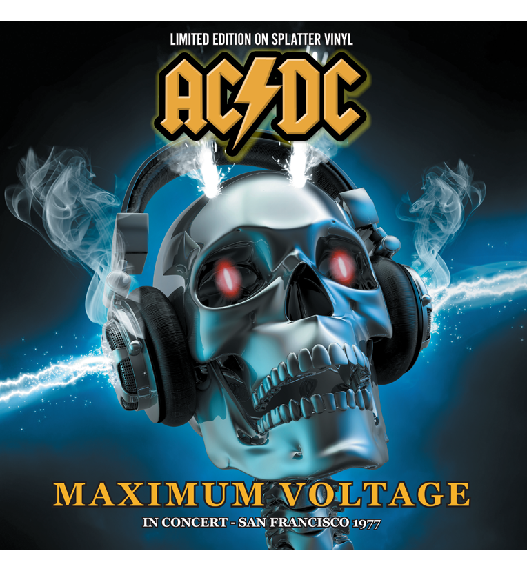 AC/DC – Maximum Voltage in Concert: San Francisco 1977 (Limited Edition Hand Numbered on Splatter Vinyl) Numbers 001 - 010