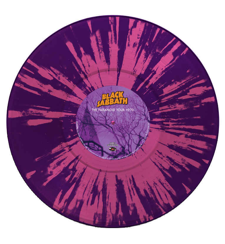 Black Sabbath – The Paranoid Tour 1970 (Limited Edition Hand Numbered on Splatter Vinyl)