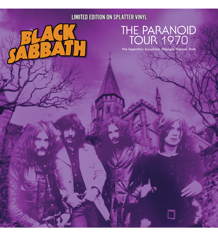 Black Sabbath – The Paranoid Tour 1970 (Limited Edition Hand Numbered on Splatter Vinyl)