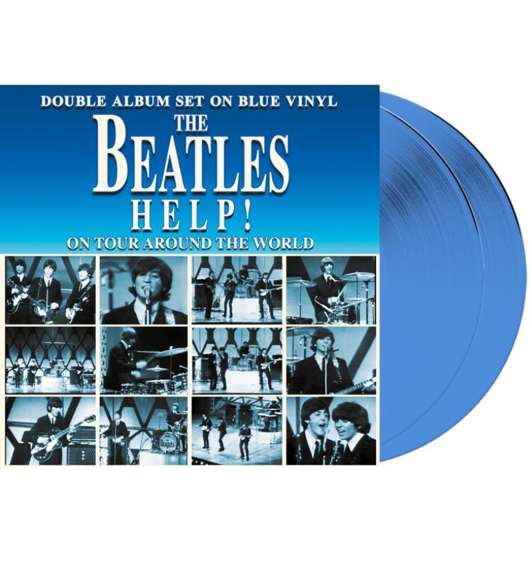 The Beatles - Help! On Tour Around The World (Limited Edition Numbered 2 Album Set On Blue Vinyl)