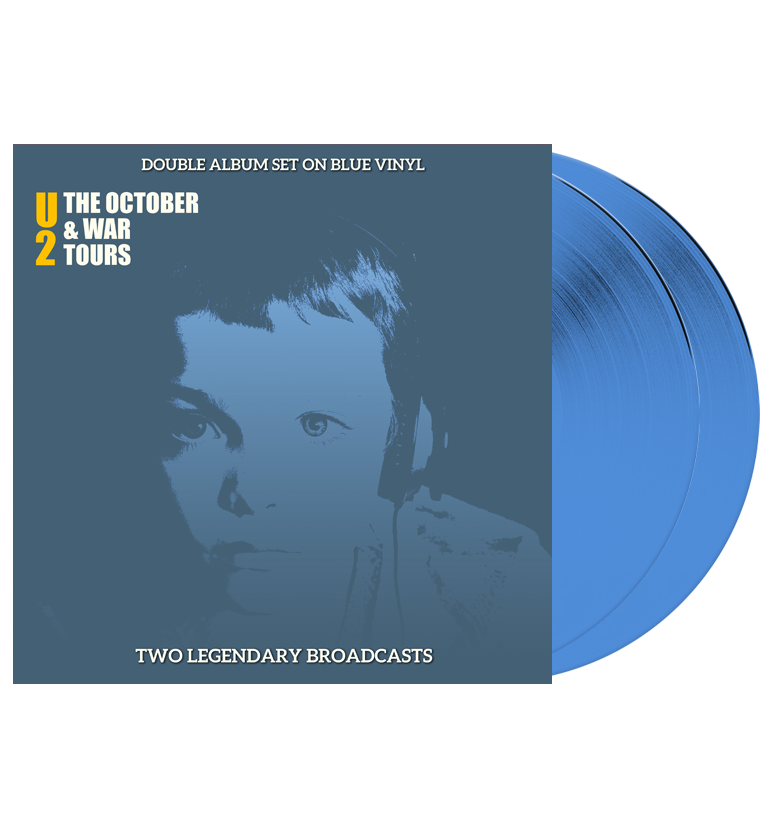 U2 - The War & October Tour (Limited Edition Numbers 001 - 010 of only 110 - Double Album Set On Blue Vinyl)