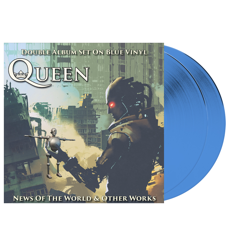 Queen - News Of The World & Other Works (Limited Edition Numbered 2 Album Set On Blue Vinyl)