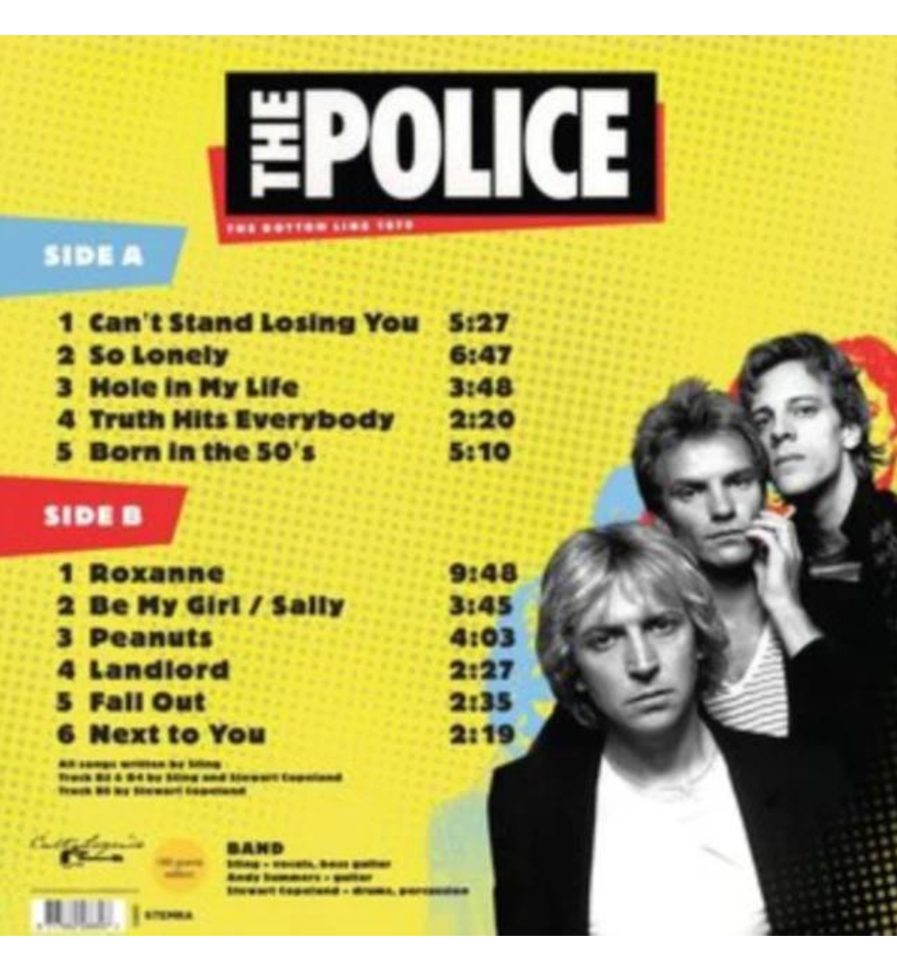 The Police - The Bottom Line 1979 (12-Inch Album on 180g Vinyl)