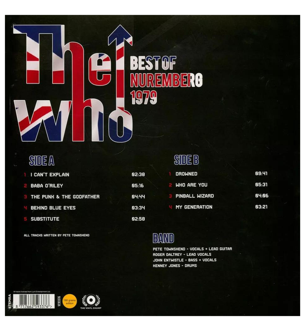The Who – Best of Nuremberg 1979 (Limited Edition on 180g Blue Vinyl)