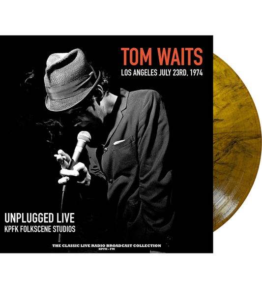 Tom Waits - Unplugged Live at Folkscene Studios (Limited Edition Hand Numbered on 180g Orange Marble Vinyl)