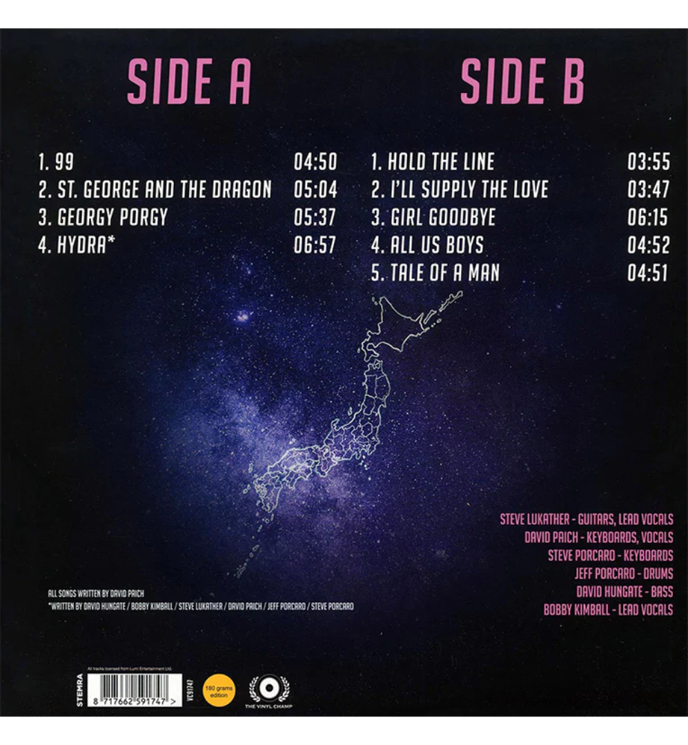 Toto – Shibuya Kokaido, Tokyo 1980 (Limited Edition on 180g Purple Vinyl)