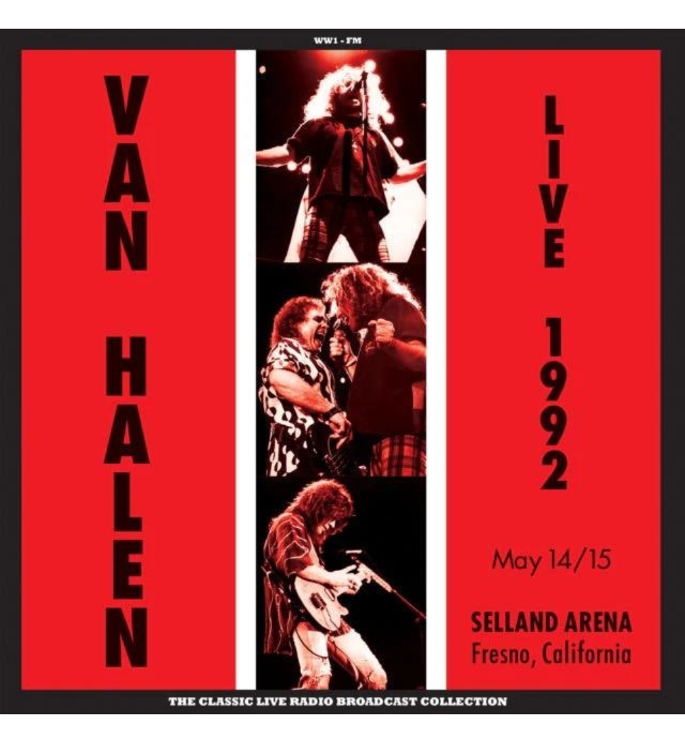 Van Halen – Live 1992: Selland Arena, Fresno, California (Limited Edition Hand Numbered Double Album on 180g Red & White Splatter Vinyl)