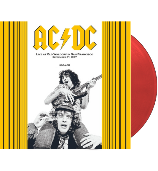 AC/DC – Live at Old Waldorf, San Francisco, 1977 (180g Red Vinyl)