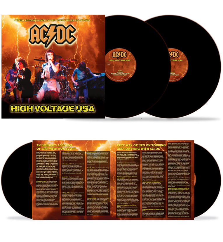 AC/DC – High Voltage USA (10-Inch Vinyl Double Album in Numbered Gatefold Sleeve)