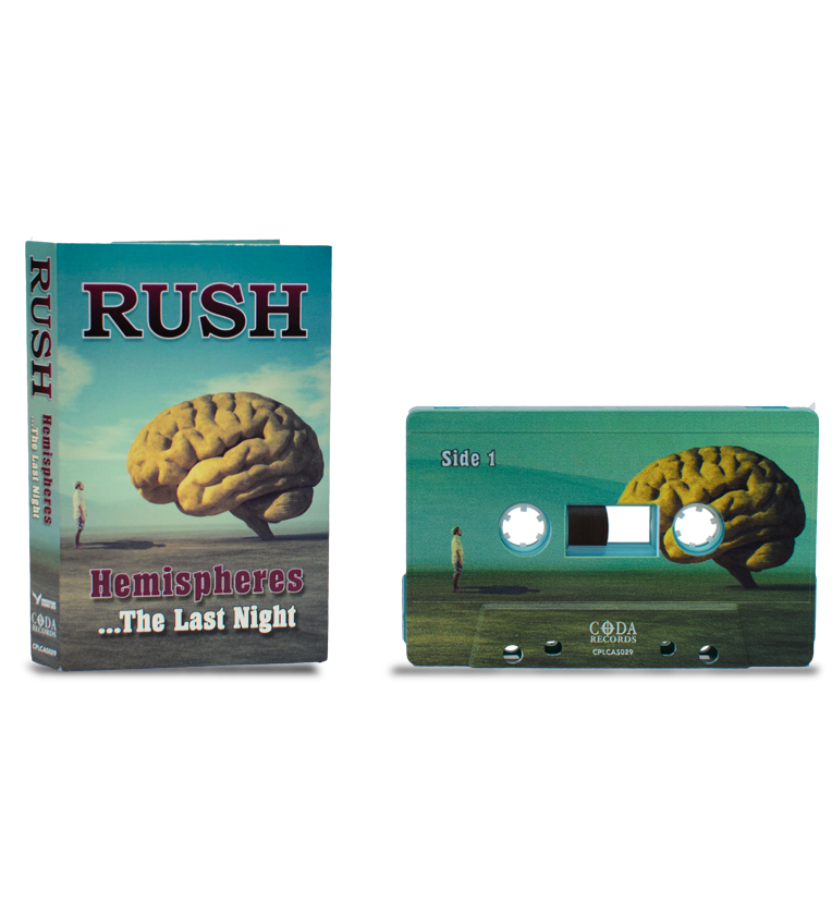 Rush – Hemispheres… The Last Night (Limited Edition Aqua Blue Cassette)