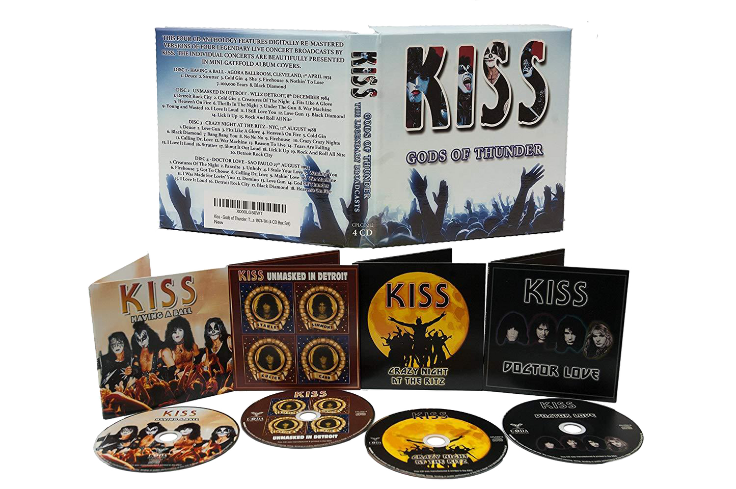 Kiss - Gods Of Thunder (4-CD Set)